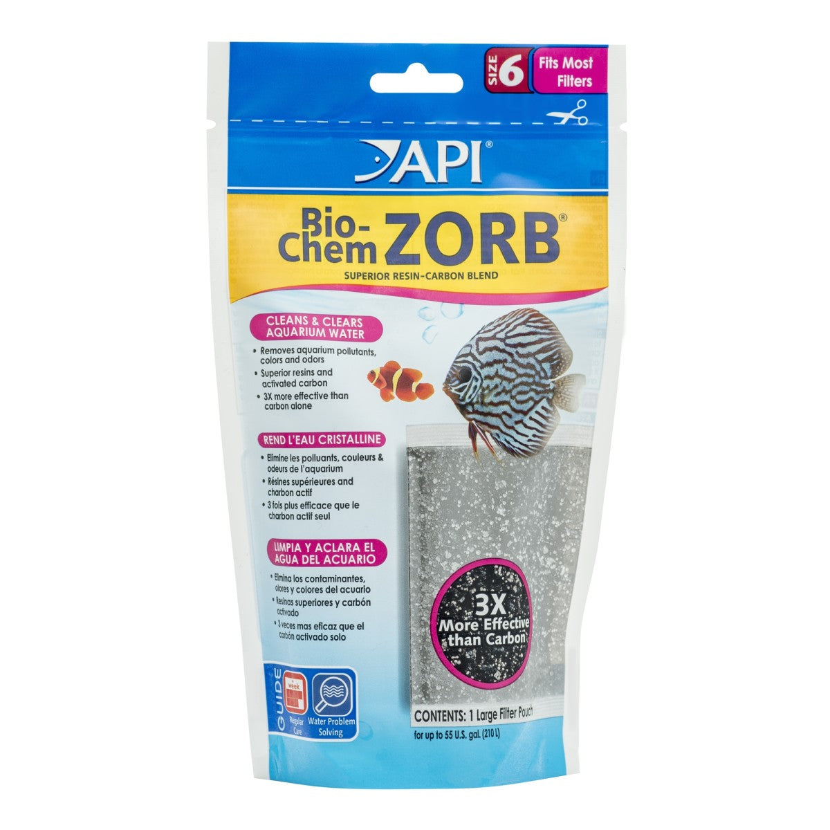 API Bio-Chem Zorb Pouch, Size 6