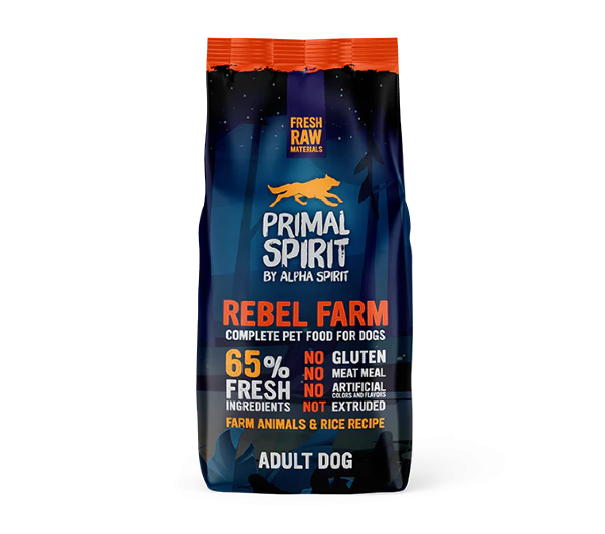 Primal 65% Rebel Farm Dog Food 12 kg