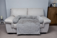 Thumbnail for Calming Sofa Snuggler Blanket Bed Grey - Large