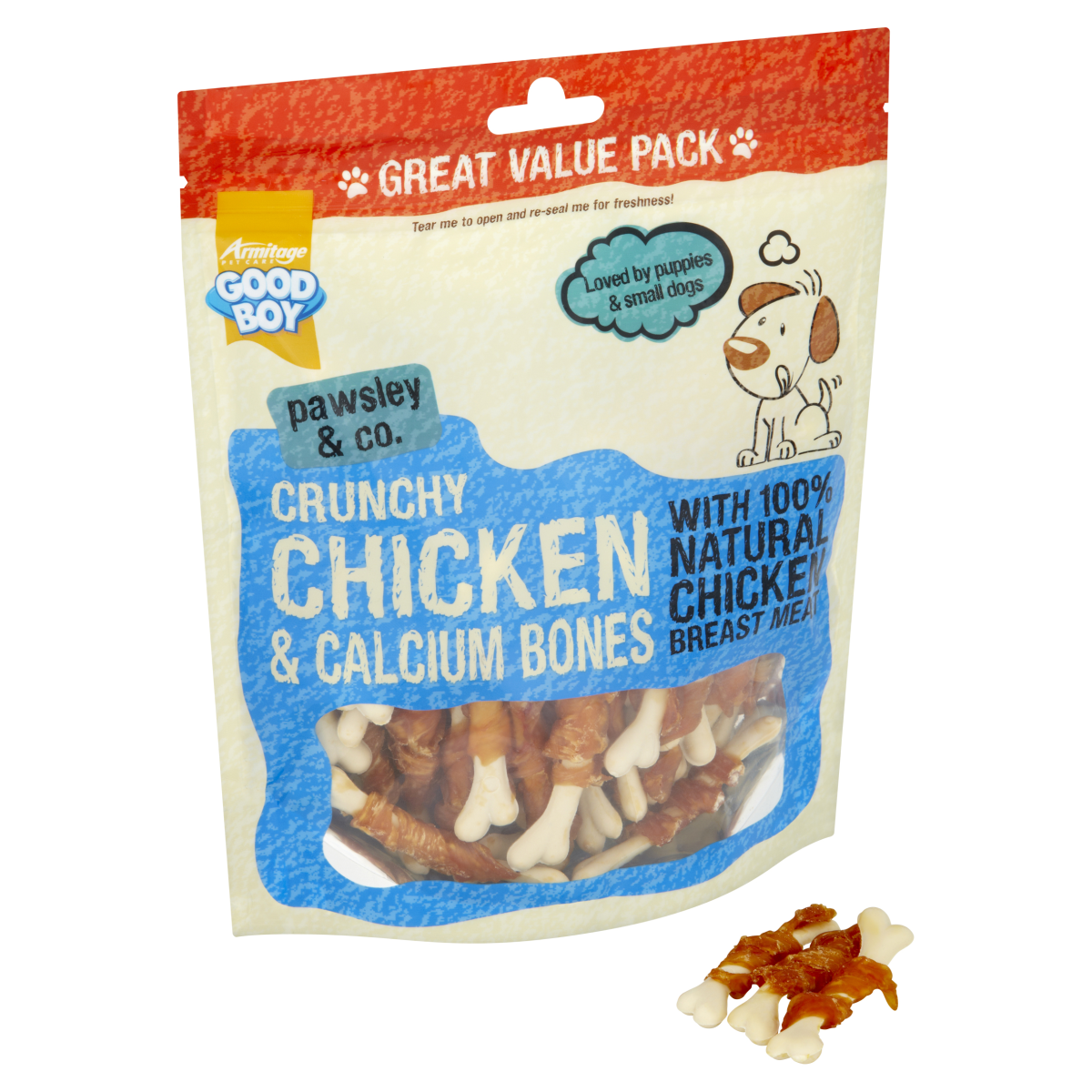 Goodboy Chicken & Calcium Bones 350g Value Pack