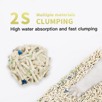 Thumbnail for Clumping 5-in-1 Cat Litter - Tofu/6 L