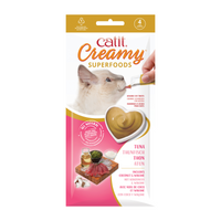 Thumbnail for Catit Creamy Superfood Treats, Tuna Recipe with Coconut & Wakame, 12pk/box