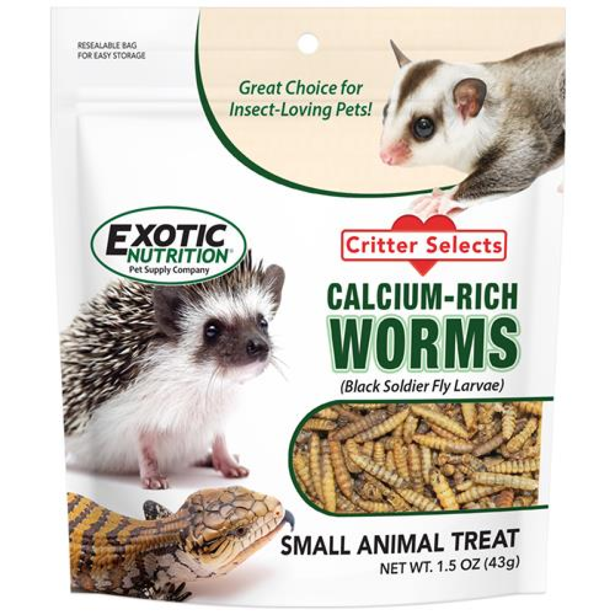 Calcium-Rich Worms 1.5 oz.