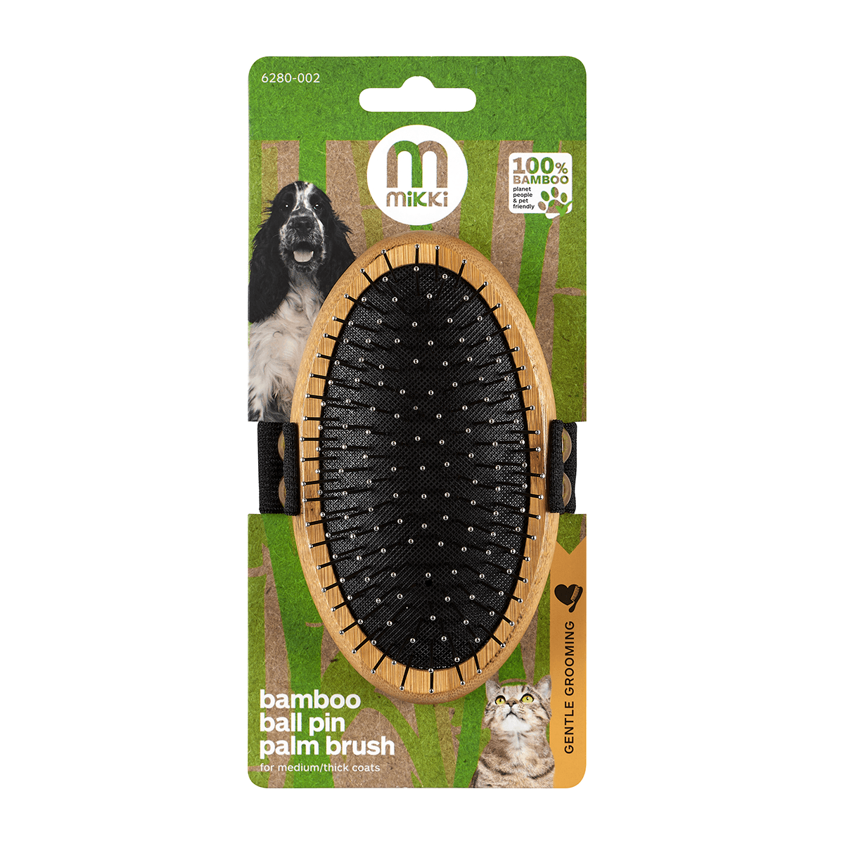 Bamboo Palm Brush - Ball Pin