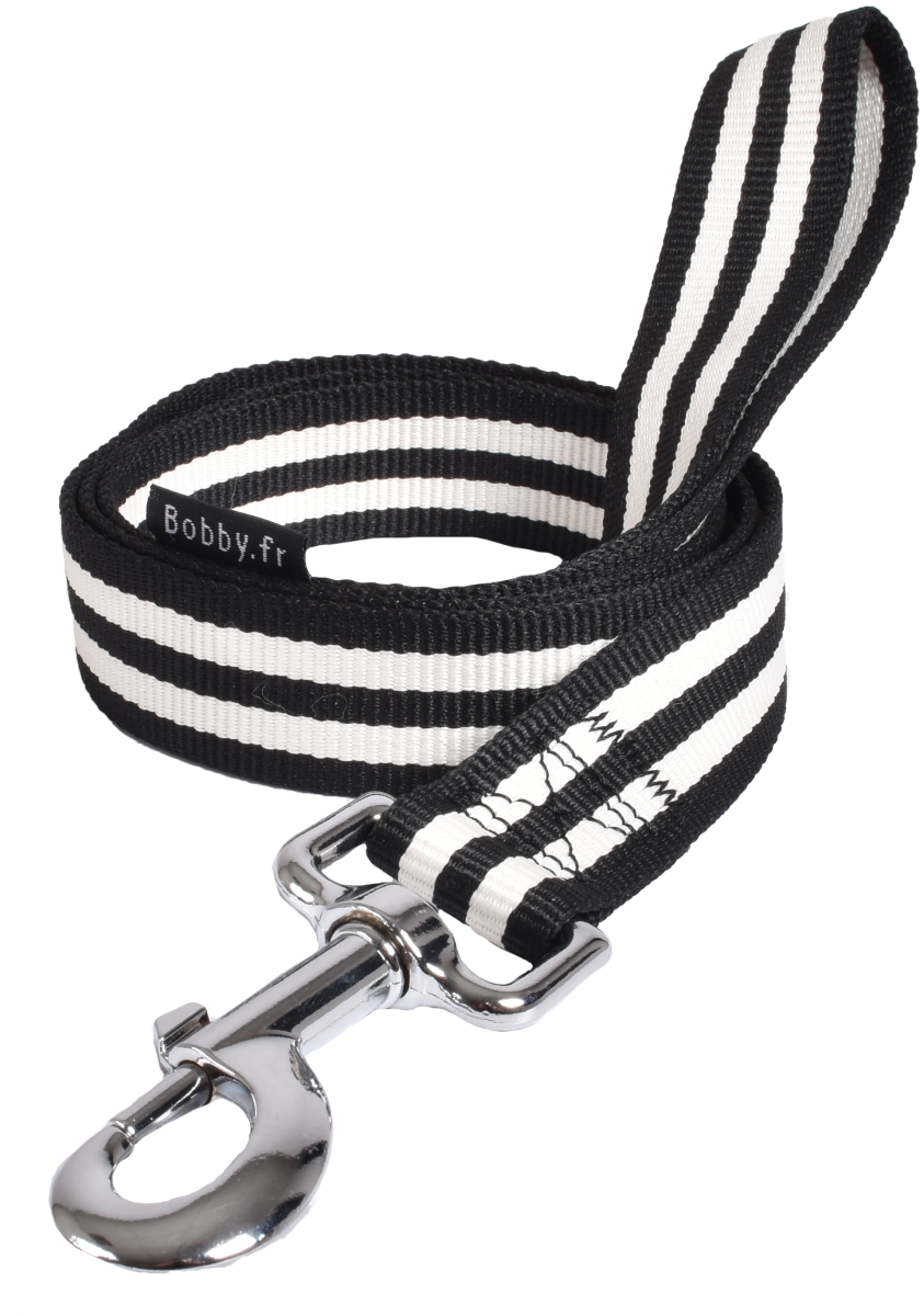 Leash Stripe Black Large