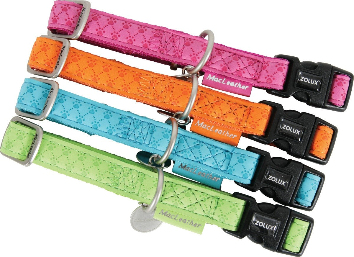 MACLEATHER ADJUSTABLE COLLAR 20MM FUCHSIA