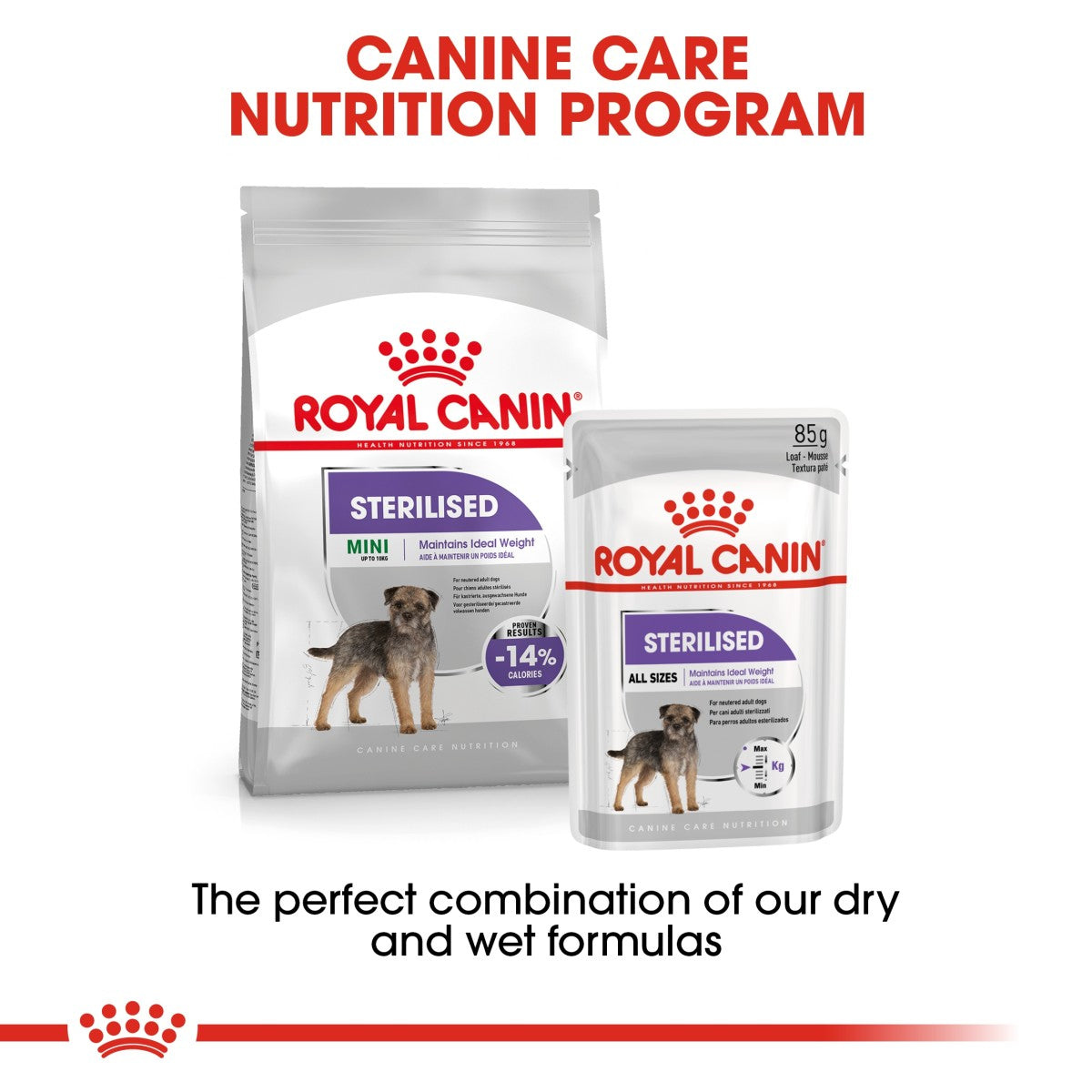 Canine Care Nutrition Mini Sterilized Adult 3 KG