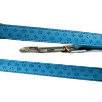 Thumbnail for Mylord Leatherette Dog Leash 120 x 1.5 cm, Light Blue