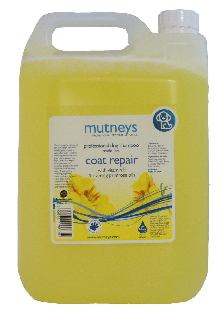 Coat Repair Shampoo with evening primrose oil 5ltr