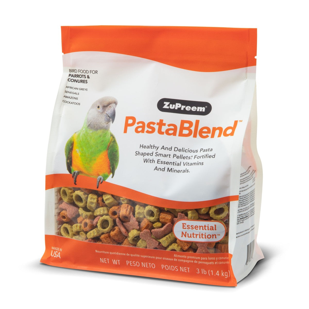 PastaBlend Medium & Large Parrot Food 3lb (1.4kg)