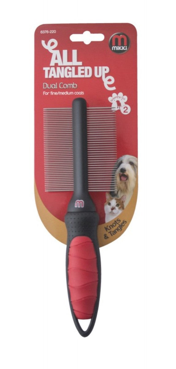 Dual Comb for Fine & Medium Coats