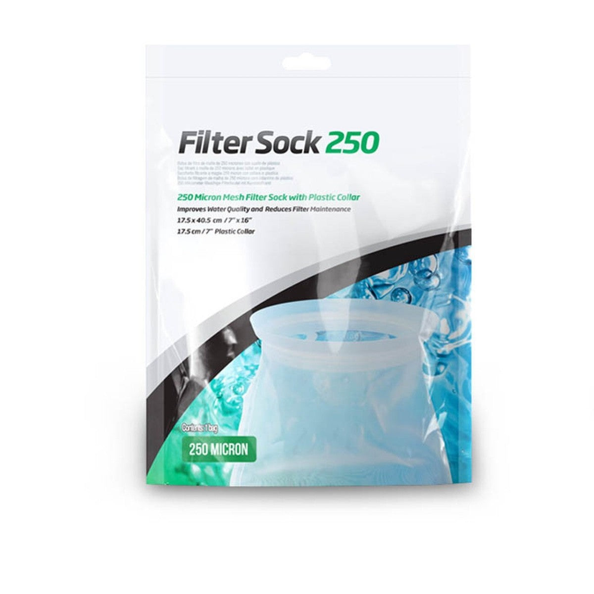 Filter Sock 250 micron mesh 17.5 x 40.5cm