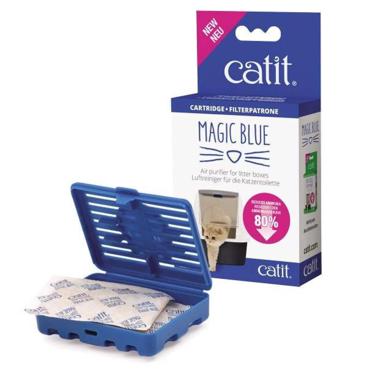 Magic Blue-Airpurifier for Litter boxes