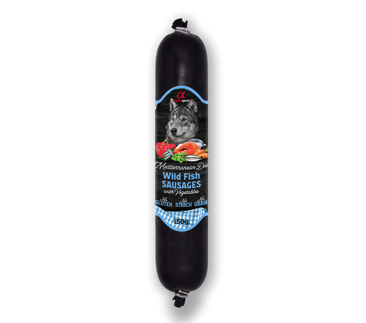 Mediterranean Sausage WILD FISH with Vegetables 150g