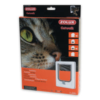 Thumbnail for Cat-flap for Wooden Door - 4 Position White