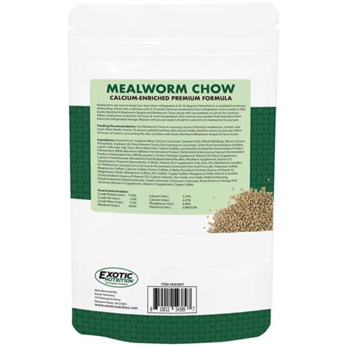 Mealworm Chow 1 lb.