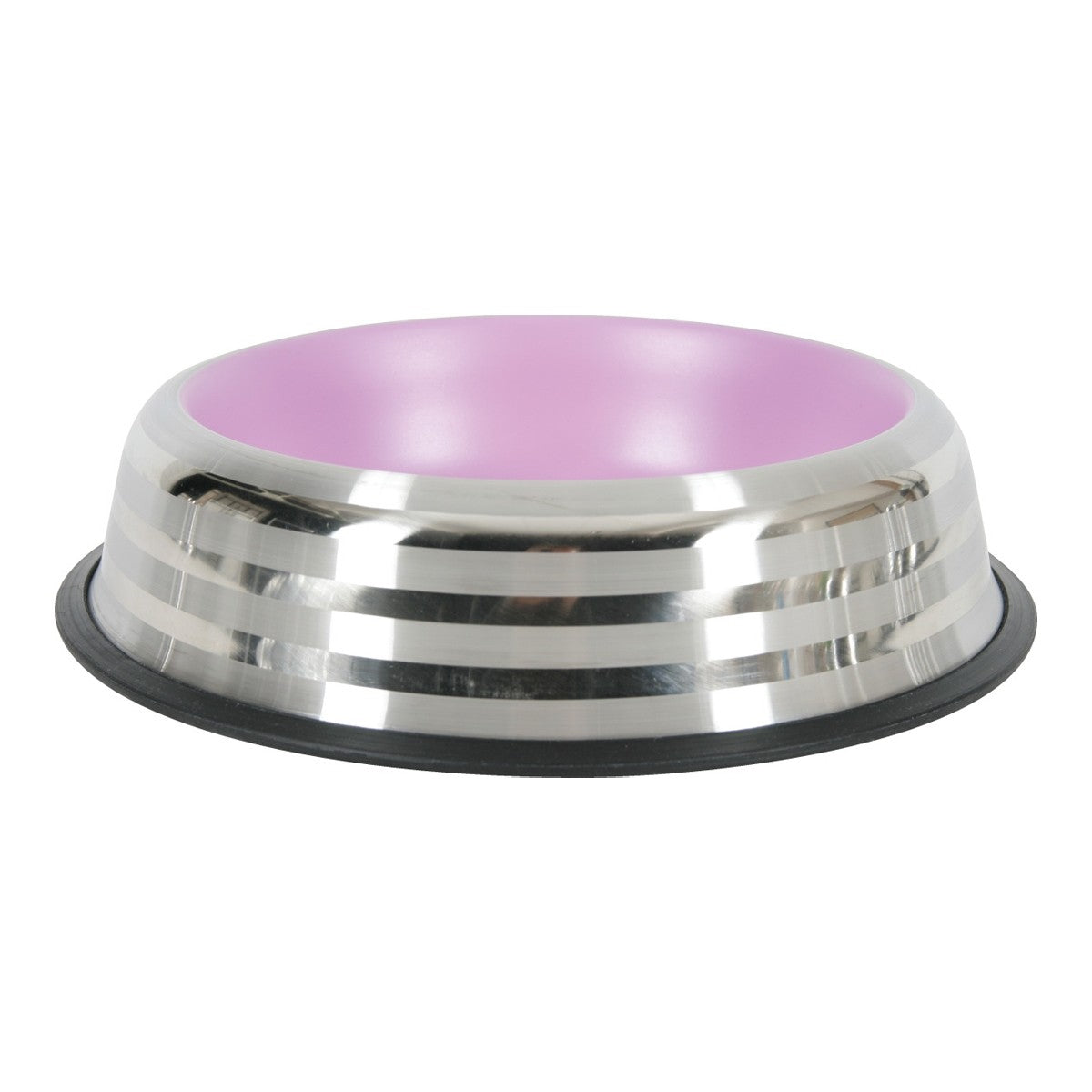 Merenda Stainless Non-Slip Dog Bowl - Pink 1.85L