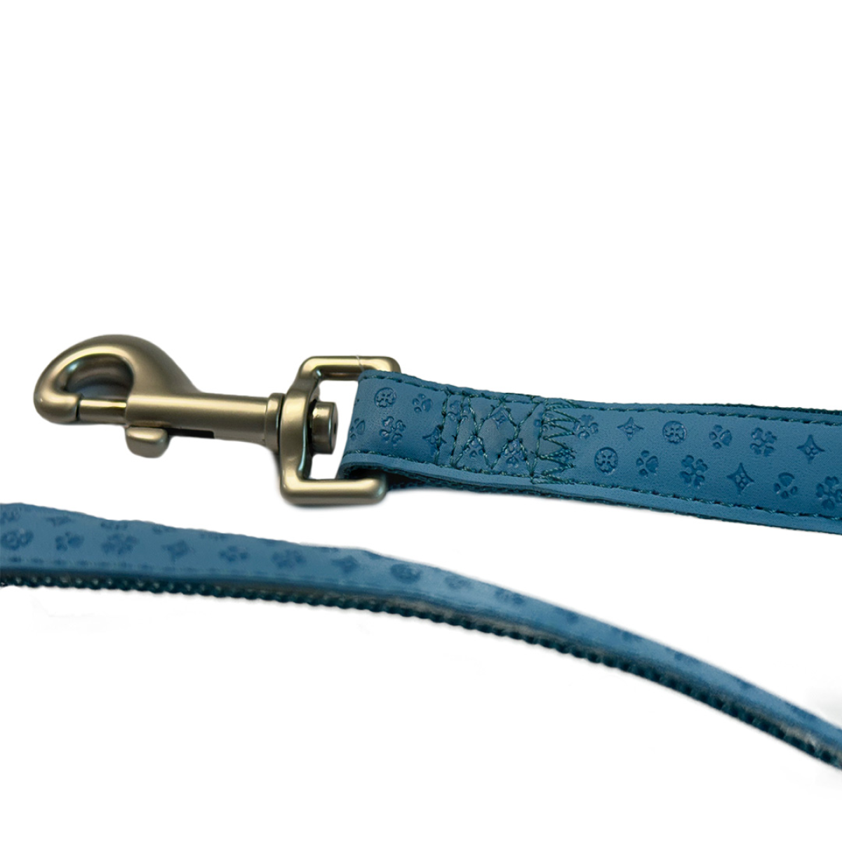 Mylord Leatherette Dog Leash 120 x 1.5 cm, Light Blue