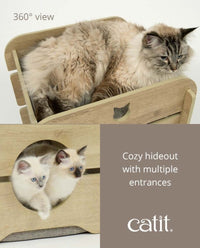 Thumbnail for Catit Vesper Cat Furniture Cottage - Oak