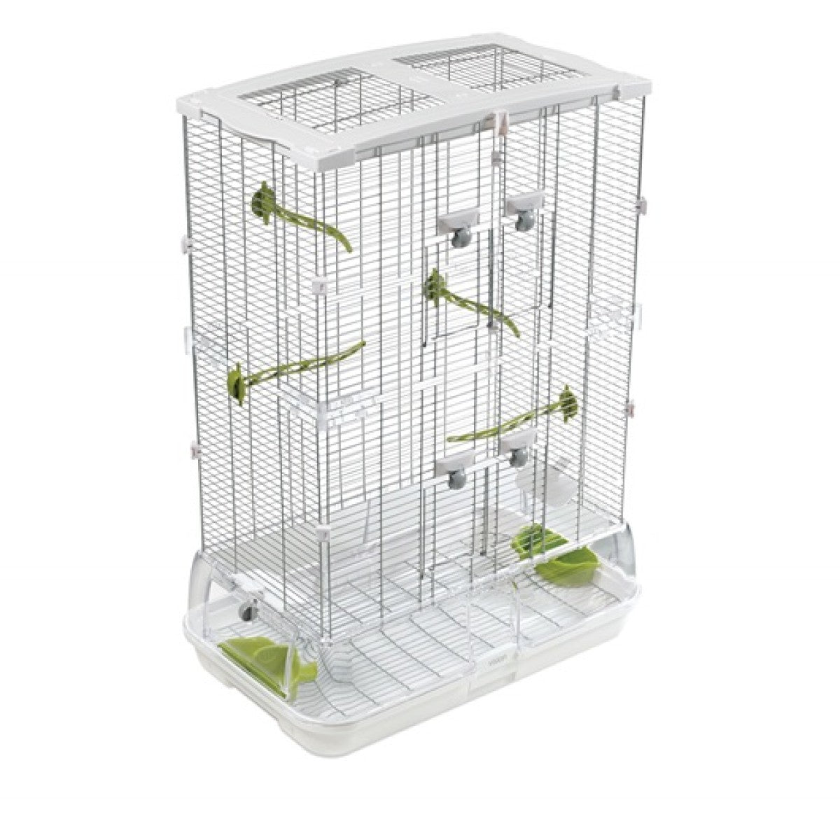 Vision Bird Cage for Medium Birds - Double Height - 62.5 x 39.5 x 87 cm