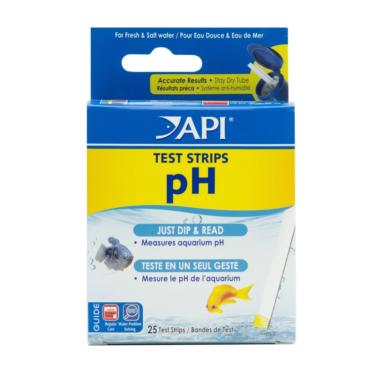 API pH Test Strips, 25 count