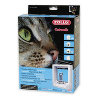 Thumbnail for Magnetic Cat-flap for Wooden Door - White