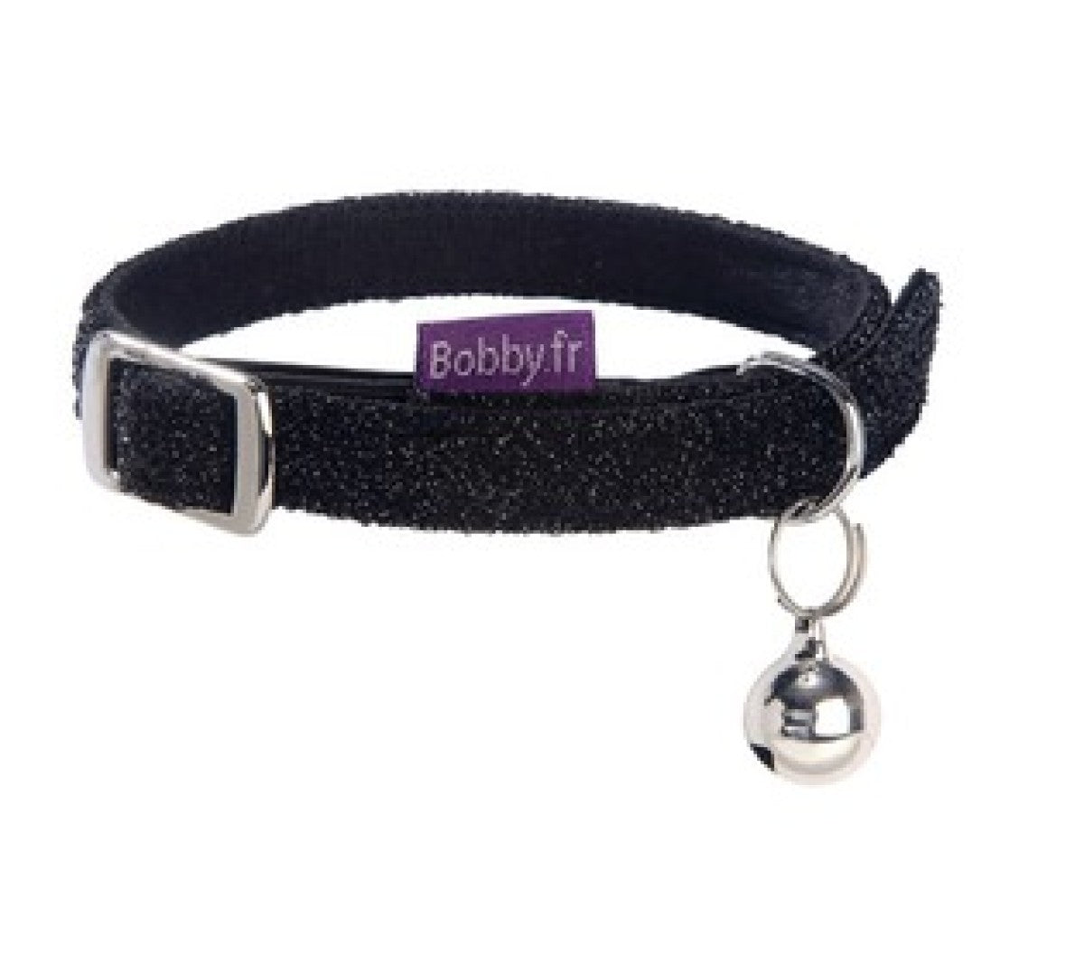 Disco Cat Collar - Black / XS