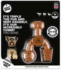 Thumbnail for TastyBone Nylon Trio Toy Dog - Lamb