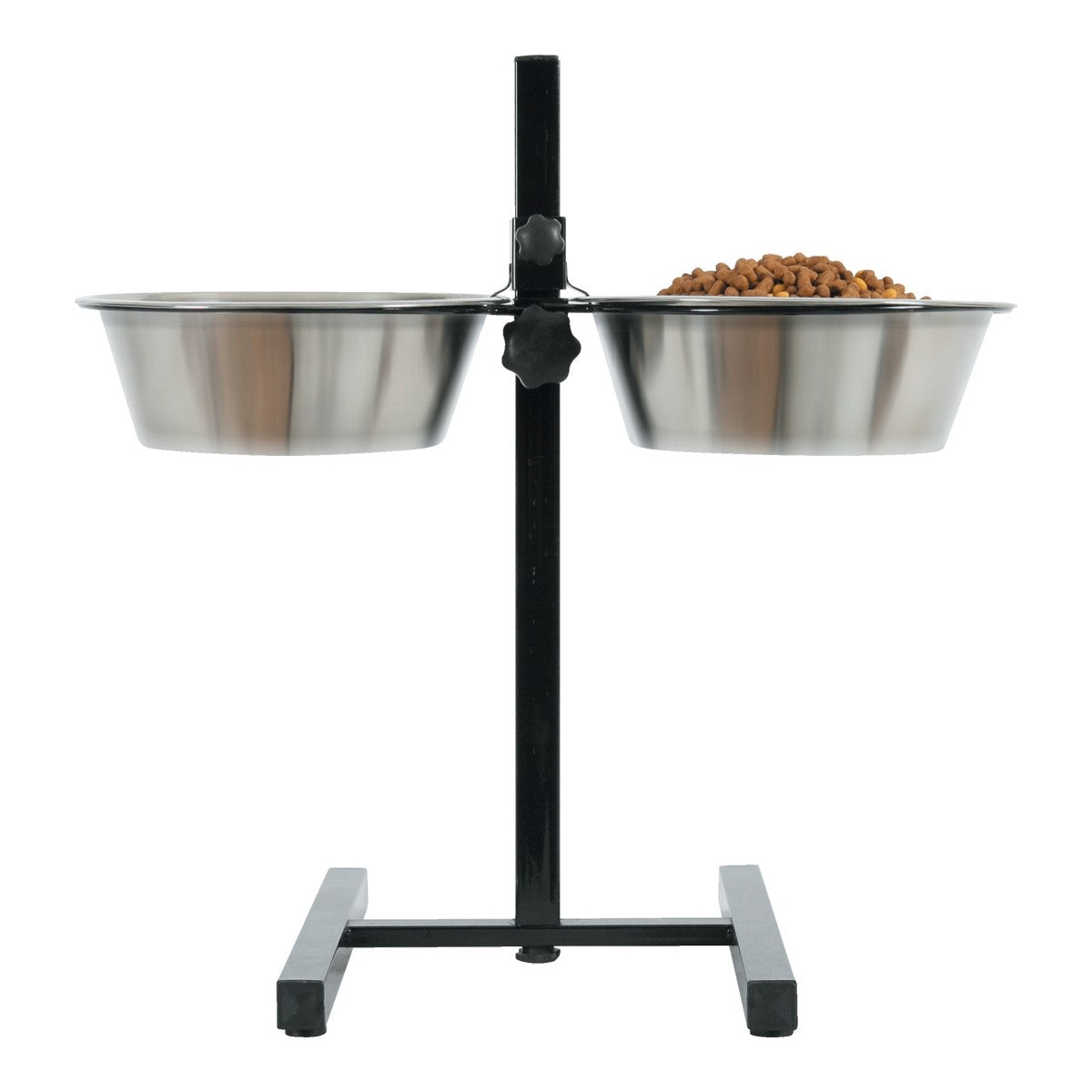 Adjustable Stand with Stainless Steel Dog Bowls 2.5L