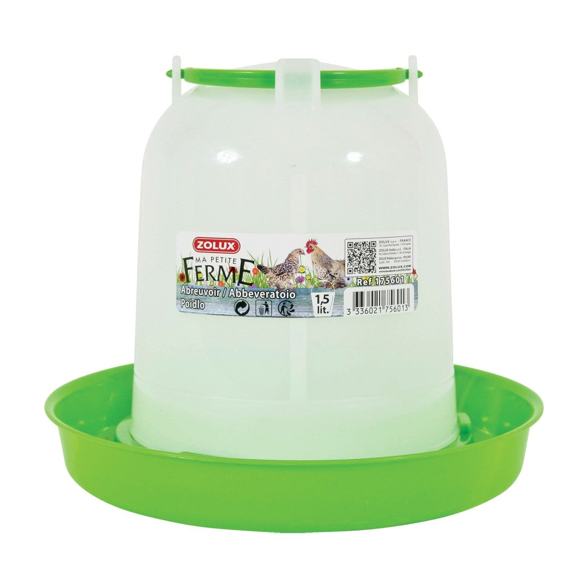 Poultry Water Drinker - 1.5L