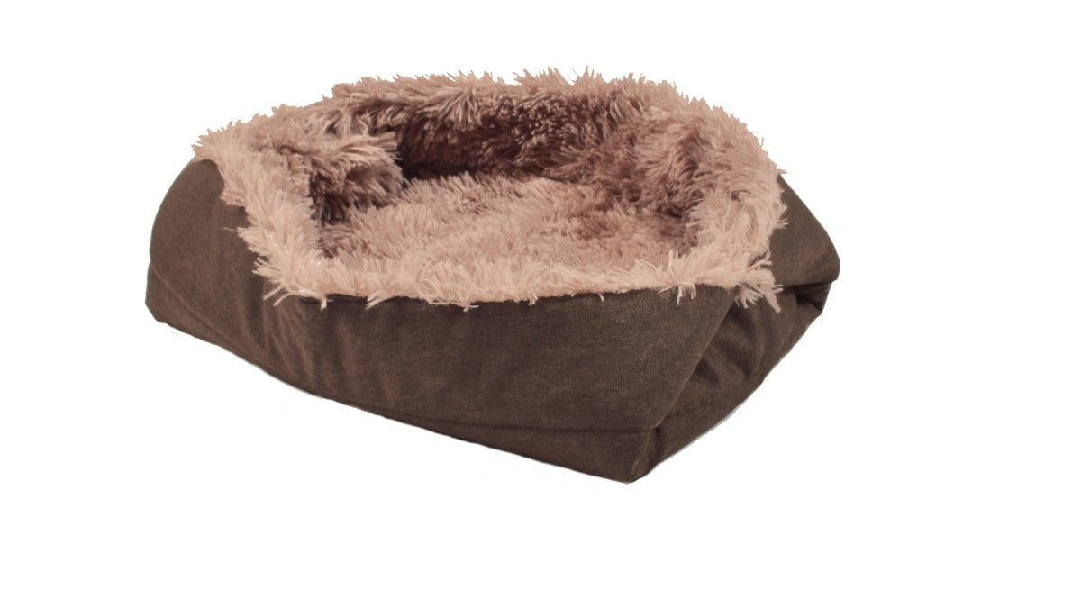 MULTIRELAX 2-IN-1 THROW & NEST- BROWN / SMALL