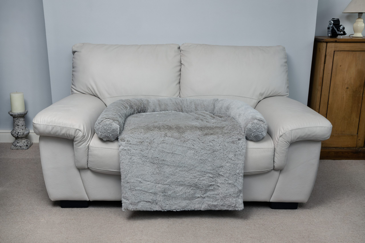 Calming Sofa Snuggler Blanket Bed Grey - Small