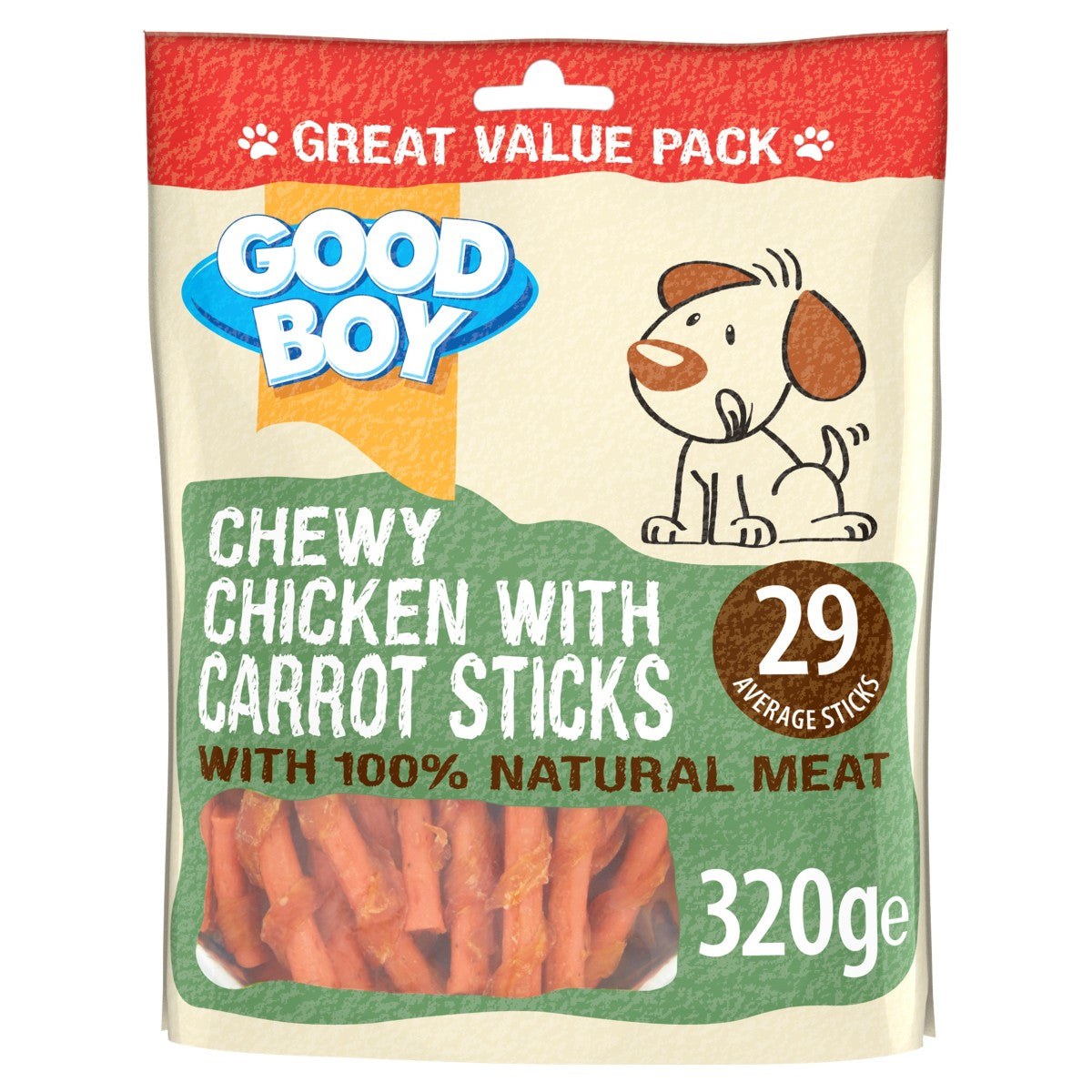 Chicken Carrot Stick 320G