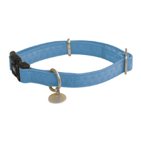 Thumbnail for Mylord Leatherette Adjustable Dog Collar 26-40 x 1.5 cm, Light Blue