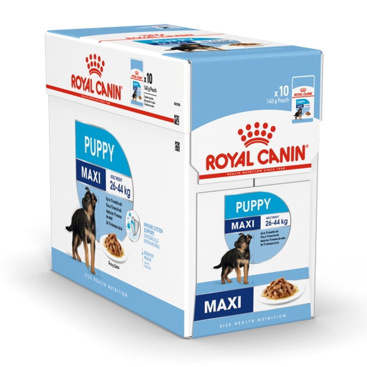 Size Health Nutrition Maxi Puppy (WET FOOD - Pouches) 10 x 140g