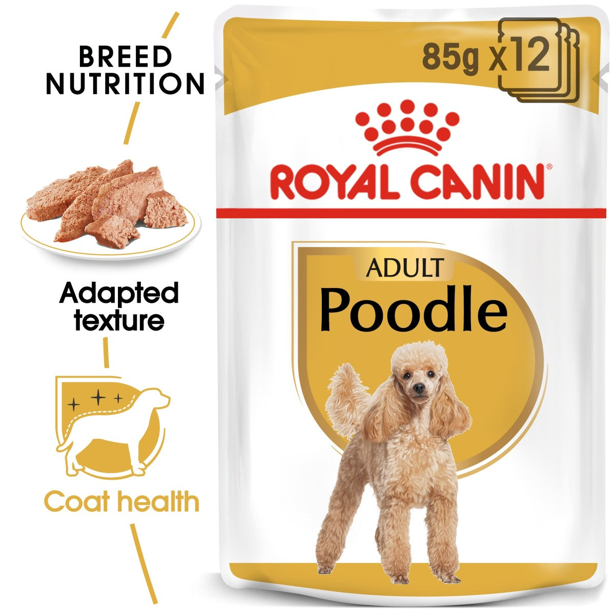 Breed Health Nutrition Poodle Adult (WET FOOD - Pouches) 12 x 85g