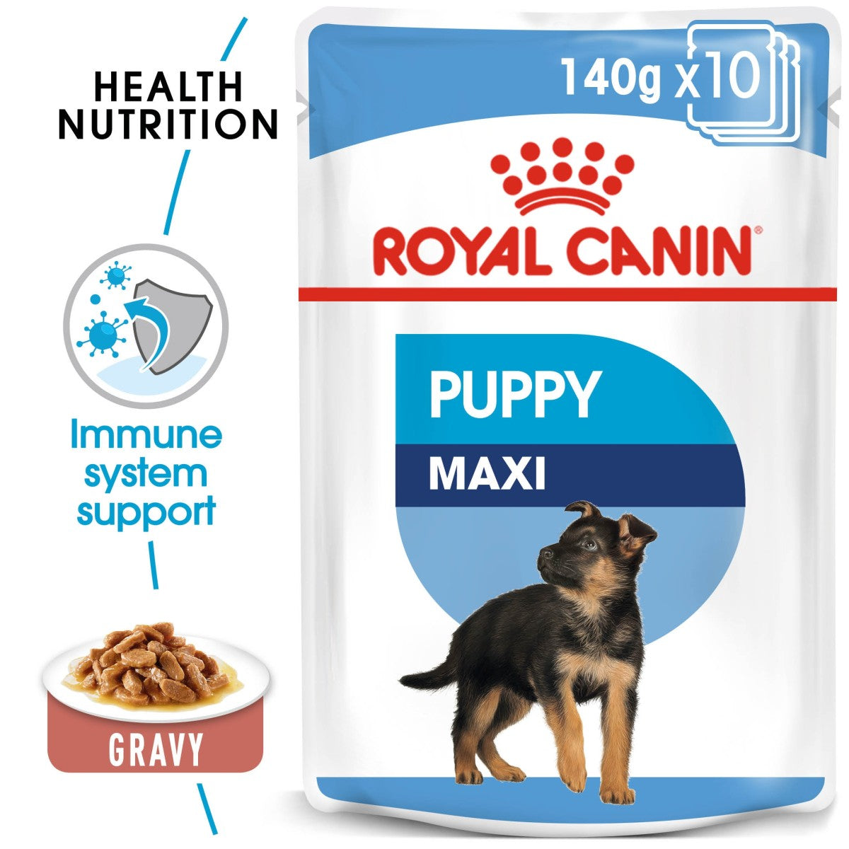 Size Health Nutrition Maxi Puppy (WET FOOD - Pouches) 10 x 140g