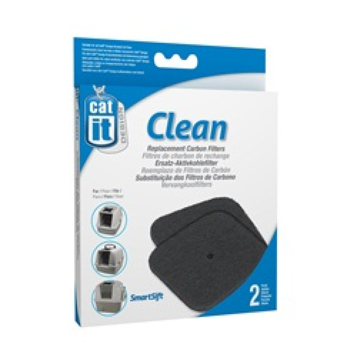 Replacement Carbon Filters - 2 pcs