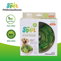 Thumbnail for PetDreamHouse SPIN Interactive Feeder UFO Maze Green