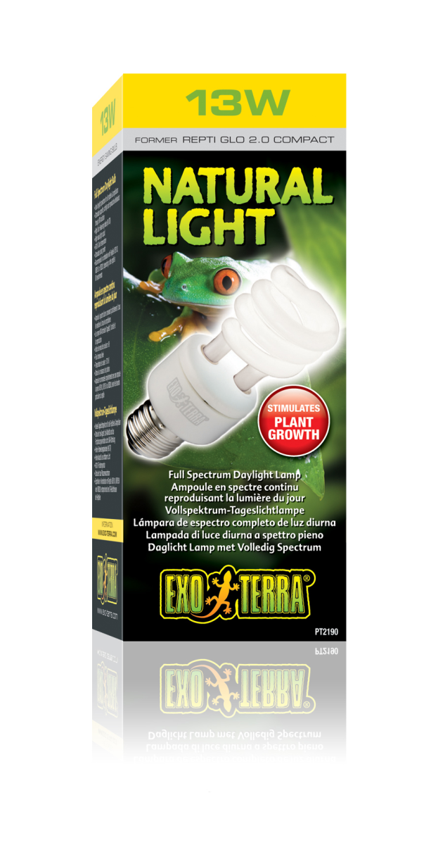 Exo Terra Natural Light Full Spectrum Daylight Bulb - 13W