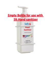 Thumbnail for Safe4 Empty Foam Bottle for use with Virucidal Foam Hand Sanitiser 600ml