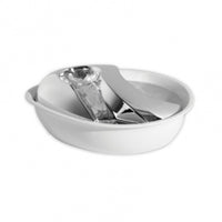 Thumbnail for Stainless Steel/Plastic Fountain Raindrop Style - WHITE 60oz (1.8 L)