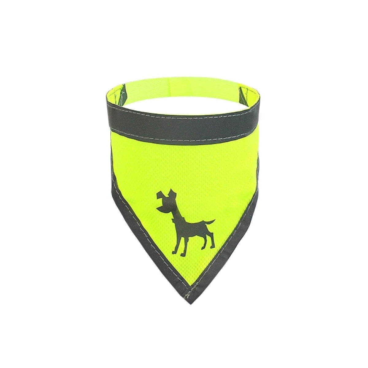 Visibility Dog Bandana, Small - Neon Yellow