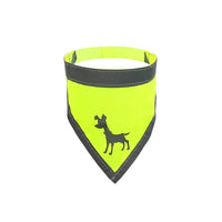 Thumbnail for Visibility Dog Bandana, Small - Neon Yellow