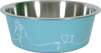 Thumbnail for Non-Slip Love Dog Bowl Blue 1200 ml