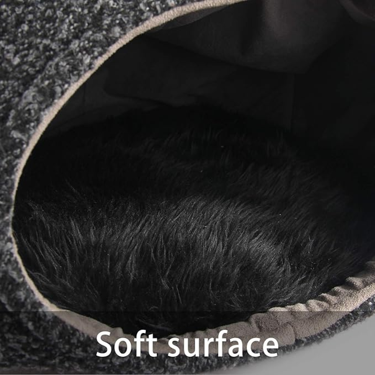 Nest Cat Bed Black