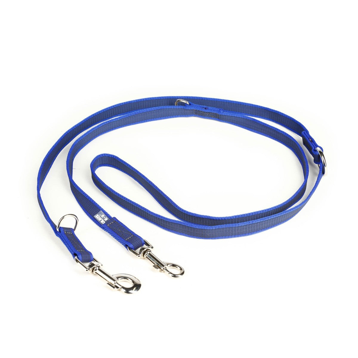 Color & Gray Adjustable Leash - Blue-Gray Width 2 cm