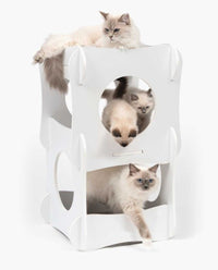 Thumbnail for Catit Vesper Cat Furniture Condo - White