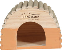 Thumbnail for HOME COLOR WOODEN HOUSE WITH ROUND TIMBERS - MEDIUM/ORANGE