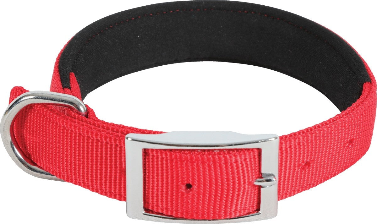 NYLON COMFORT COLLAR 40CM 20MM RED